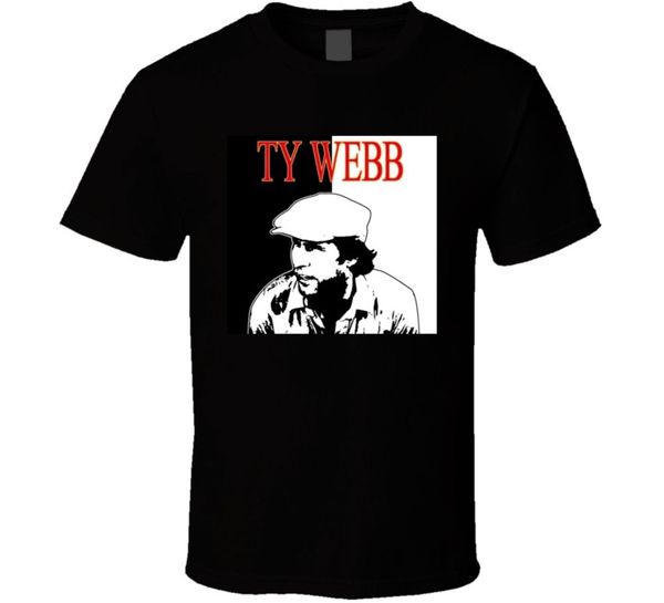

caddyshack ty webb funny t shirt o neck t-shirts male low price steampunk low price round neck men tees selling