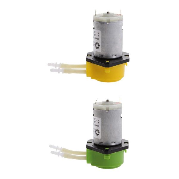 

2 pieces laboratory micro peristaltic pump metering pump 2.56*2.17*3.15inch 12v