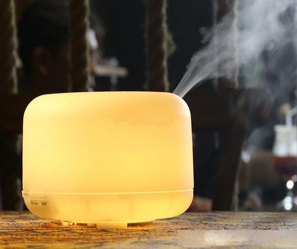 

ultrasonic 500ml warm white lights aroma diffuser perfume humidifier air purifiers atomizer with 4 timer for home&office llfa
