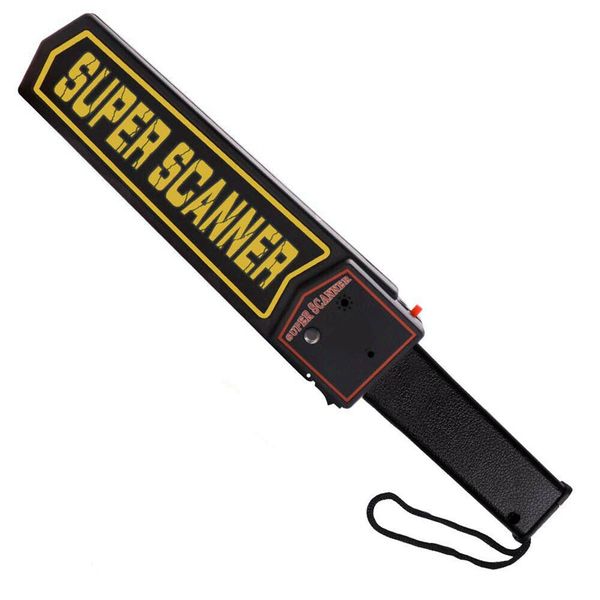 

handheld portable metal detectors for security inspection high sensitivity scanner tool with belt holster black