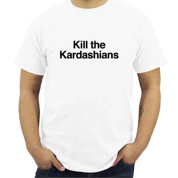 

kill the kardashians t-shirt men organnic modal short sleeve shirt men's t shirt man slayer kim kylie jenner hipster tees