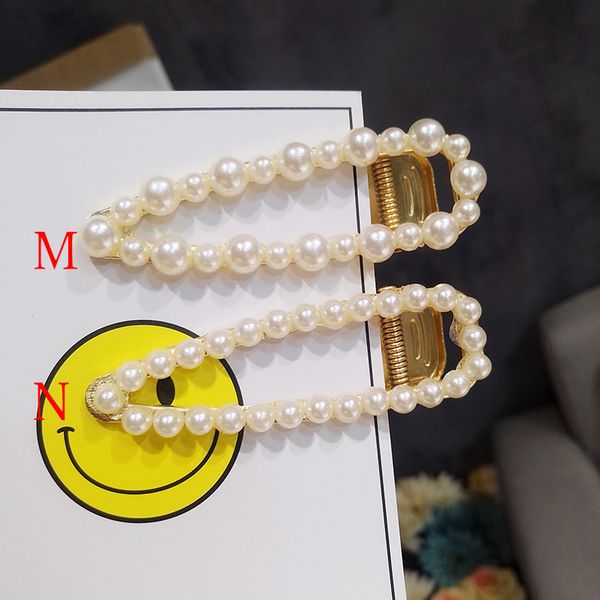 

1 / 2pcs матовый стальной клип девушки pearl волос женщины цветка перлы стик шпилька ins простые укладки волос головные уборы аксессуары, Silver