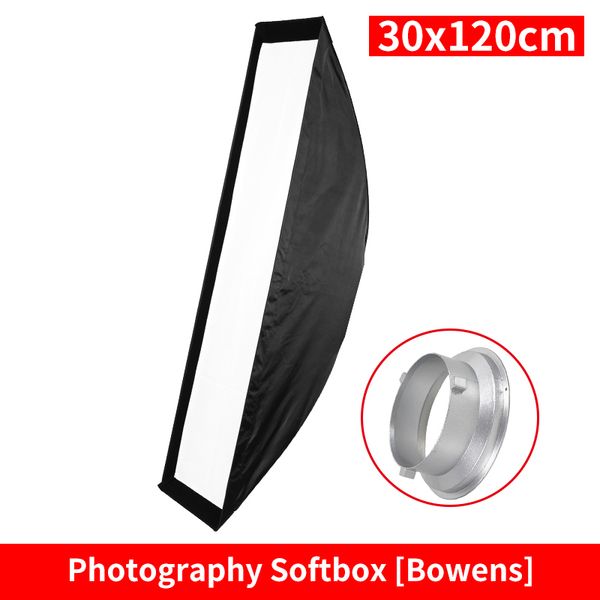 

light stands & booms 30 x 120cm strip quick release design rectangular softbox for po strobe studio flash bowens mount