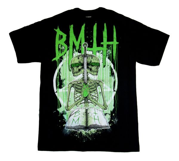 

bring me the horizon skeleton футболка new s m l xl
