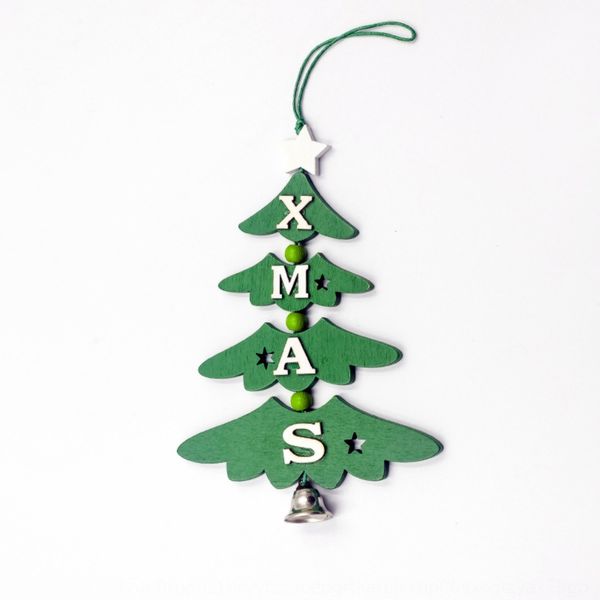 

painted decorative christmas tree letter creative decoration wooden painted decorative pendant christmas pendantbell pendanttree letter bel
