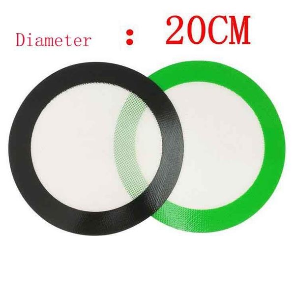 

silicone wax pads dry herb mats 20cm round baking mat dabber sheets jars dab tool smoking vaporizer container