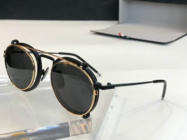 

710 famous brand round optical glasses classic vintage circle frame luxury designer eyeglasses trend elling style flat light eyewear, White;black