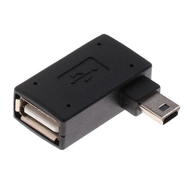 

mini usb2.0 otg host adapter left angle micro usb male to usb female adapter