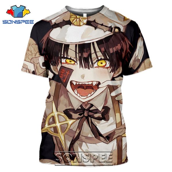 

toilet-bound hanako-kun t shirt mashup japanese manga series jibaku shounen cosplay eu size summer tees