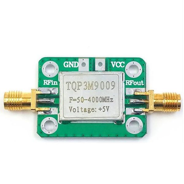 

replacement parts & accessories 50-4000mhz gain 21.8db rf low noise tqp3m9009 lna amplifier board signal receiver module 5v with shield