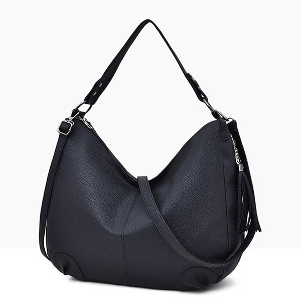 

new creative lady shoulder crossbody bag ladies soft leather temperament handbag casual wild solid cross body mummy bag tote