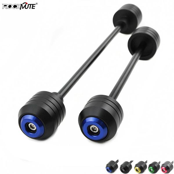

front rear wheel protector for zx-10 2006-2007 motorcycle pom circle decoration axle fork crash sliders