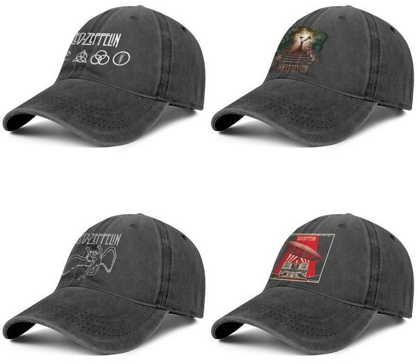 

led zeppelin art mens and womens trucker denim cap cool fitted golf classiccool vintage trendypersonalized hats the greatest cover band, Blue;gray