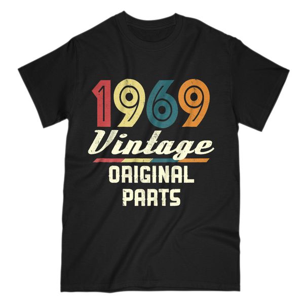 

vintage 1969 tee 50th birthday gift t-shirt men turning men t shirt homme 2019 for tall and big men offensive t shirts