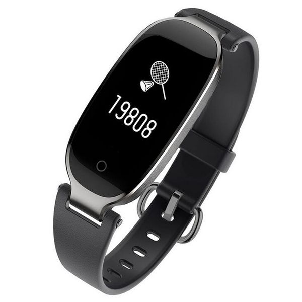 

s3 fashion smart band girl women ip67 smart bracelet heart rate monitor wrist smartband lady female fitness tracker wristband epacket free
