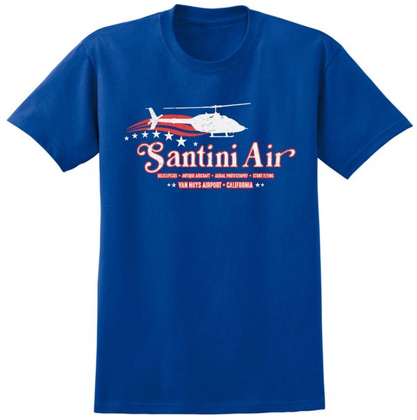 

santini air airwolf inspired t-shirt retro 80s usa helicopter stunt tv tee men women tee tshirt