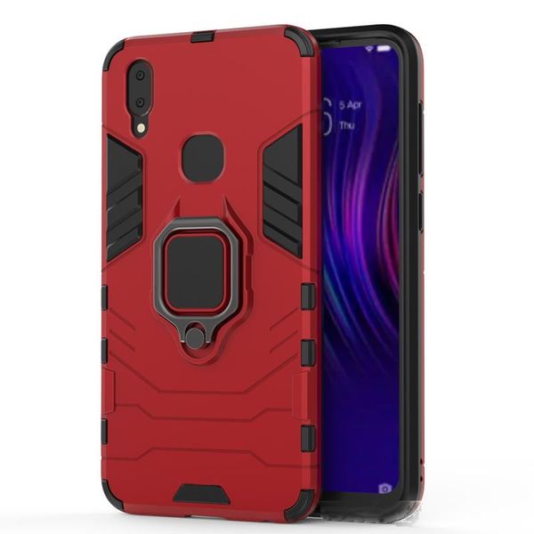 

magnetic holder phone case for vivo v11i case metal phone finger ring car stand holder cover case