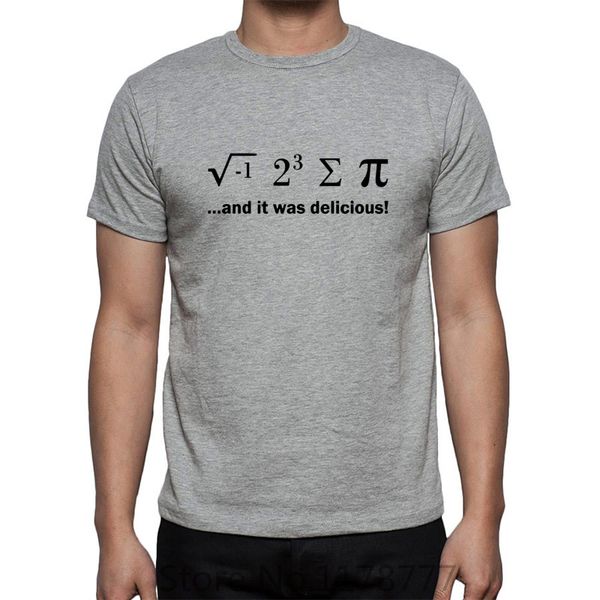 

new brand men cotton short sleeve i 8 sum pi and it was delicious ate pie geek sci-fi nerd gift idea t-shirts t shirts