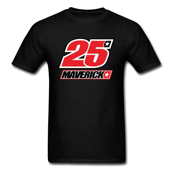 

maverick vinales 25 logo t shirt moto biker clothing men t-shirt black red summer tee oversized tshirt racer team
