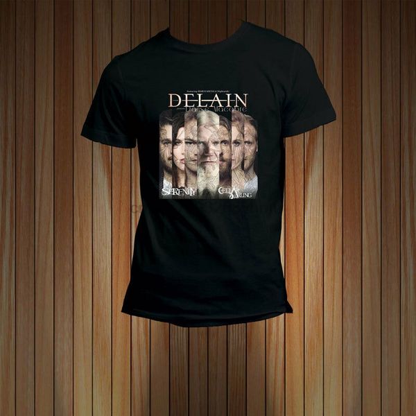 

delain danse macabre tour 2017 мужчины футболка tee