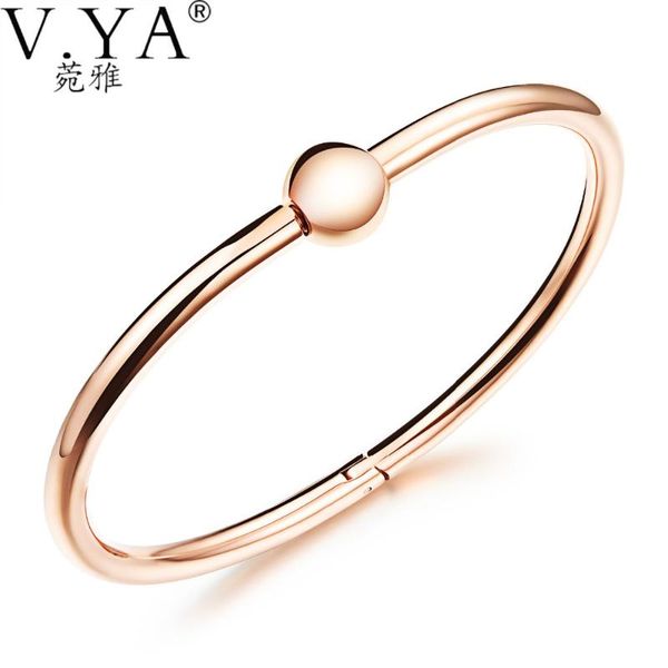 

в.я. мода женщины браслеты 2020 lady ювелирные изделия браслет из нержавеющей стали розового золота щепка цвета бесплатная доставка, Black