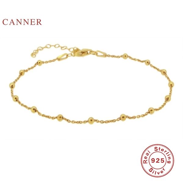 

canner simple doudou wild anklet bracelet 925 sterling silver anklets for women wholesale women foot jewelry summer cavigliera, Red;blue