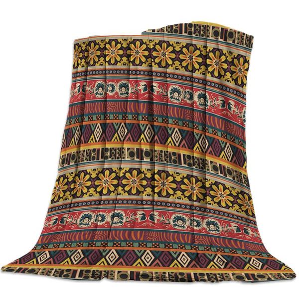 

blankets retro european pattern flannel blanket for bed sofa portable soft fleece throw funny plush bedspreads