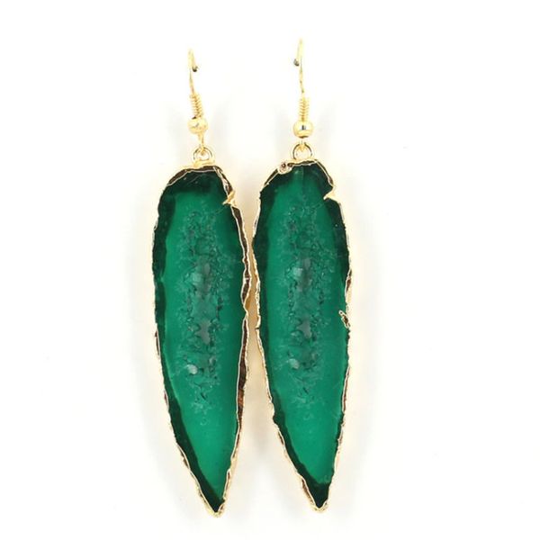 

geomee female resin hollow drop earrings women jewelry oorbellen gold color handmade geometric carrot shape large earings e771, Silver