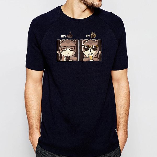 

смешные desgin мужчин футболки 2020 новое прибытие am pm fashion summer tops o-образным вырезом прохладный streetwear хлопка тенниска mens с