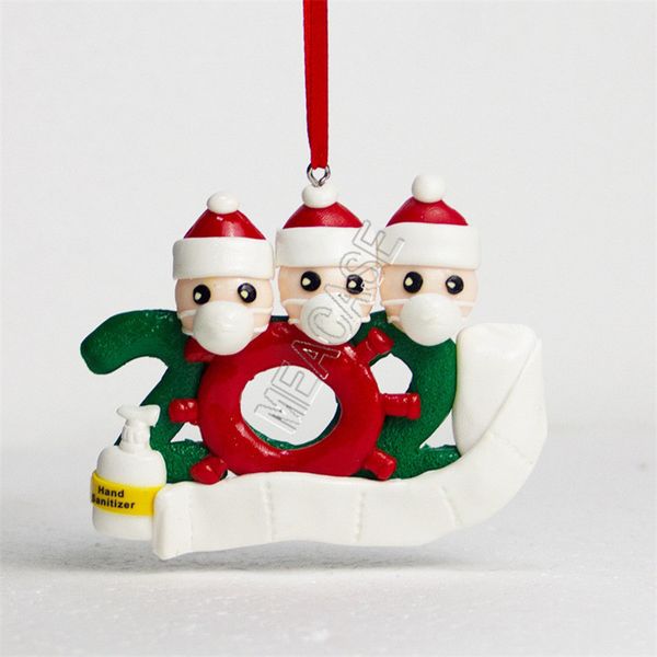 

christmas ornament polymer clay diy family of 1/2/3/4/5/6/7 santa claus face mask handing pendant toys xmas tree decorations charms d91105