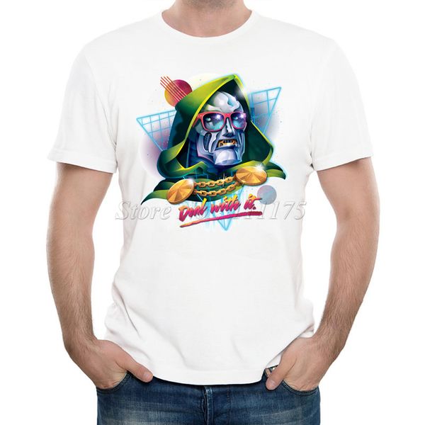 

2019 men's new fashion horror man printed t shirt summer cool design soft short sleeve tee