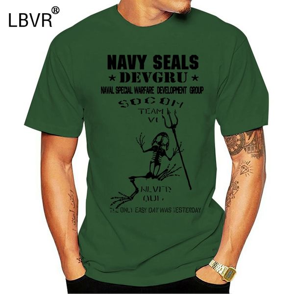 

us navy seal socom devgru never quit military combat tee men punk t-shirt