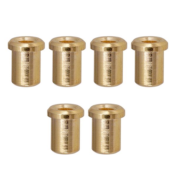 

6pcs электрогитара мост кнопка части струнного инструмента для гитары lovers gold 7x8.5mm
