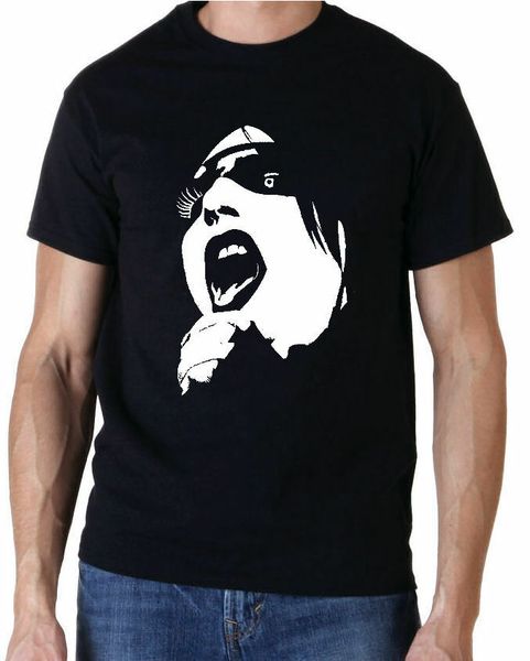 

marilyn manson rock goth music t-shirt different colours 100%