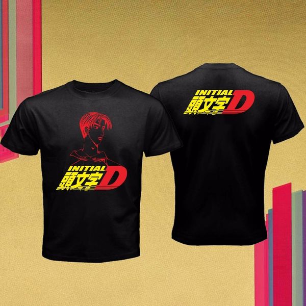 

tee shirt mens 2019 new printing male harajuku fitness brand clothing new initial d takumi fujiwara the drift t shirt