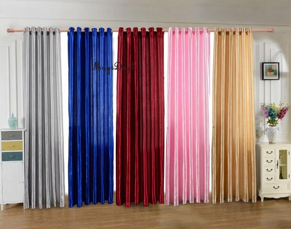 

curtain & drapes magideal modern solid blackout curtains for living room bedroom jacquard window panel shade drape blind 100x200cm