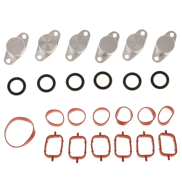 

6 pieces 22mm swirl flap blanking replacement bungs for bmw e46 e60 e61 e90 e91