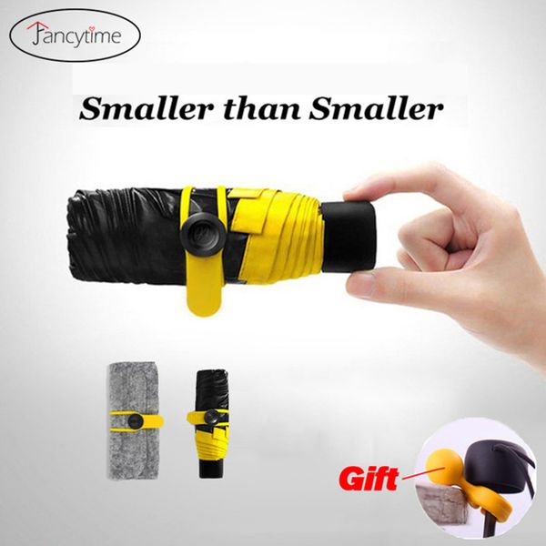 

quality mini pocket umbrella clear women's umbrella windproof folding umbrellas for men compact rain female sunshade