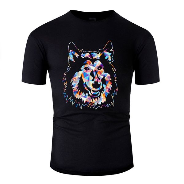 

сумасшедшие колли tshirt мужчины 2019 большой размер 3xl 4xl 5xl против морщин мужские футболки hiphop