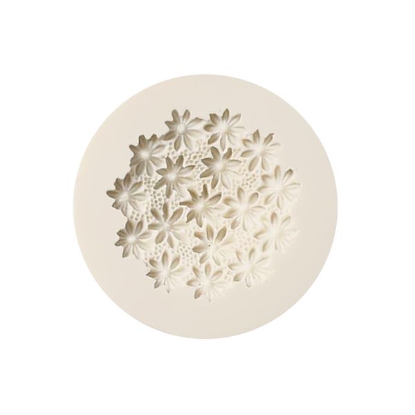 

random color flowers shaped pop out silicone cake mold fondant mould decorating baking tool