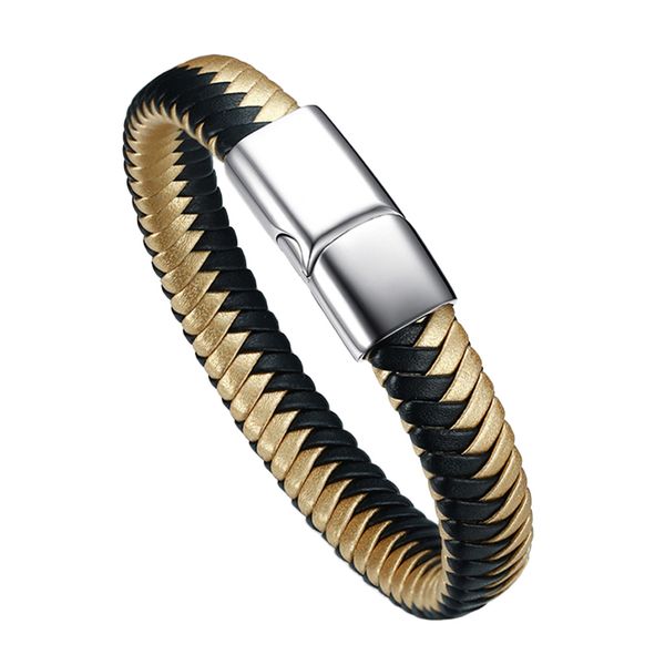 

fashion charm stainless steel bracelet mens party accessory, Golden;silver