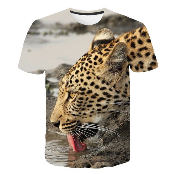

animal fiercely tiger o collar dizziness 3d print shirts kawaii hentai funny men clothing