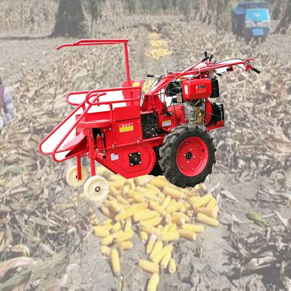 Kleine Maiserntemaschine Mini-Mais-Mähdrescher mit chinesischem Hersteller zum Verkauf Hand-Diesel-Maiserntemaschine