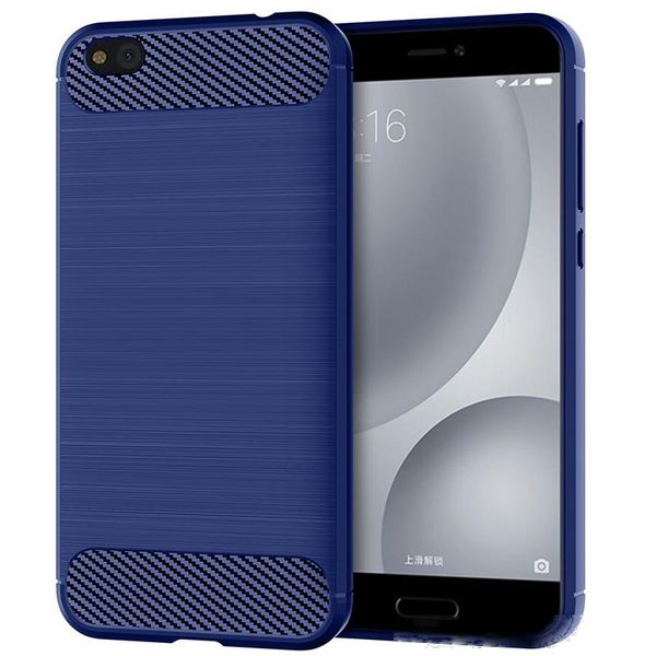 

soft tpu silicone case for xiaomi 5c silicone fitted carbon fiber soft tpu shockproof phone cover