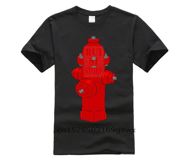 

fashion t shirt 100% cotton fire hydrant trendy creative graphic short sleeve mens t shirt top