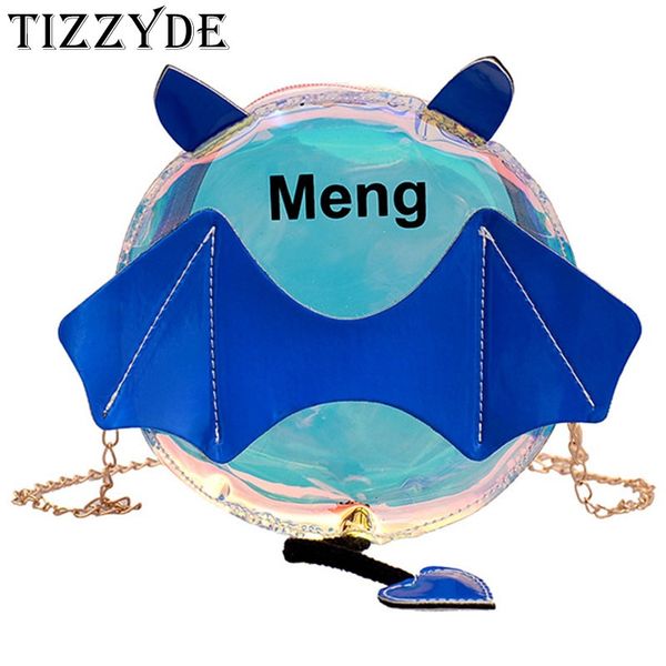 

small bag female 2020 spring and summer new jelly transparent bat small round bag fashion chain shoulder messenger wwj266