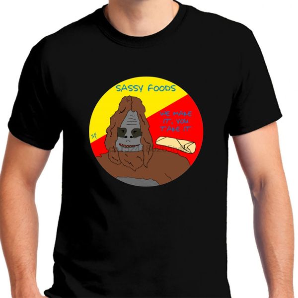 

big lez show - sassy foods mens black t shirt size s-2xl