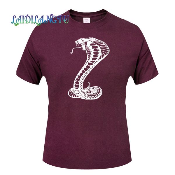 

fashion 2019 summer men's casual t-shirt snake reptile men's short-sleeved cotton t-shirt funny hip-hop clothing t-shirt