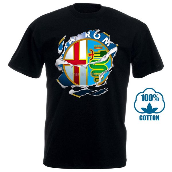 

2018 new summer cool tee shirt t shirt alfa power fun mito spider 159 147 giulia 4c 8c moto 3 romeo tees cotton t shirt 011169