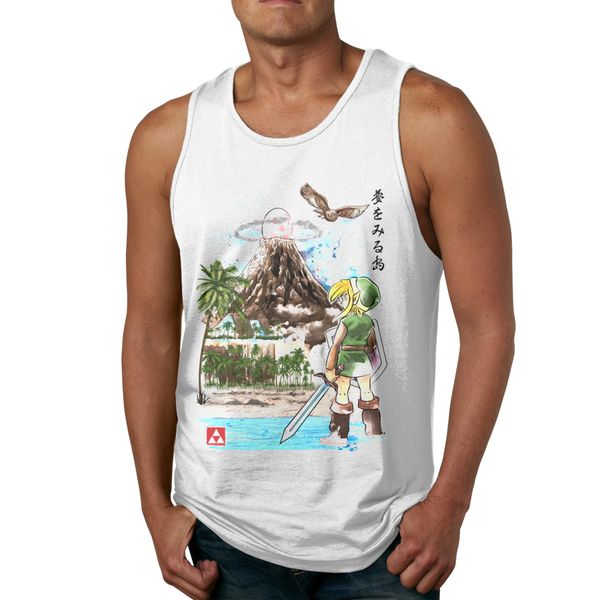 

hip hop pure cotton legend of zelda hero's awakening sleeveless tank top